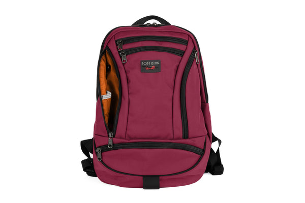 Synapse 19 in Raspberry 630 Ballistic with Persimmon 210 Cerylon interior